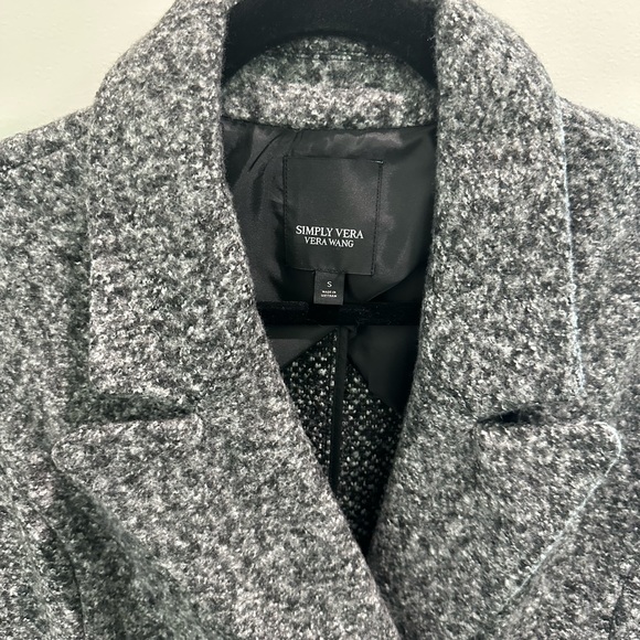 NEW Vera Wang Double Breasted Wool Coat Small New - Picture 5 of 8